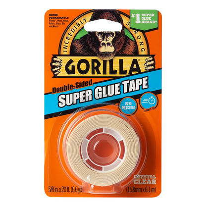 Gorilla Double Sided Super Glue Tape