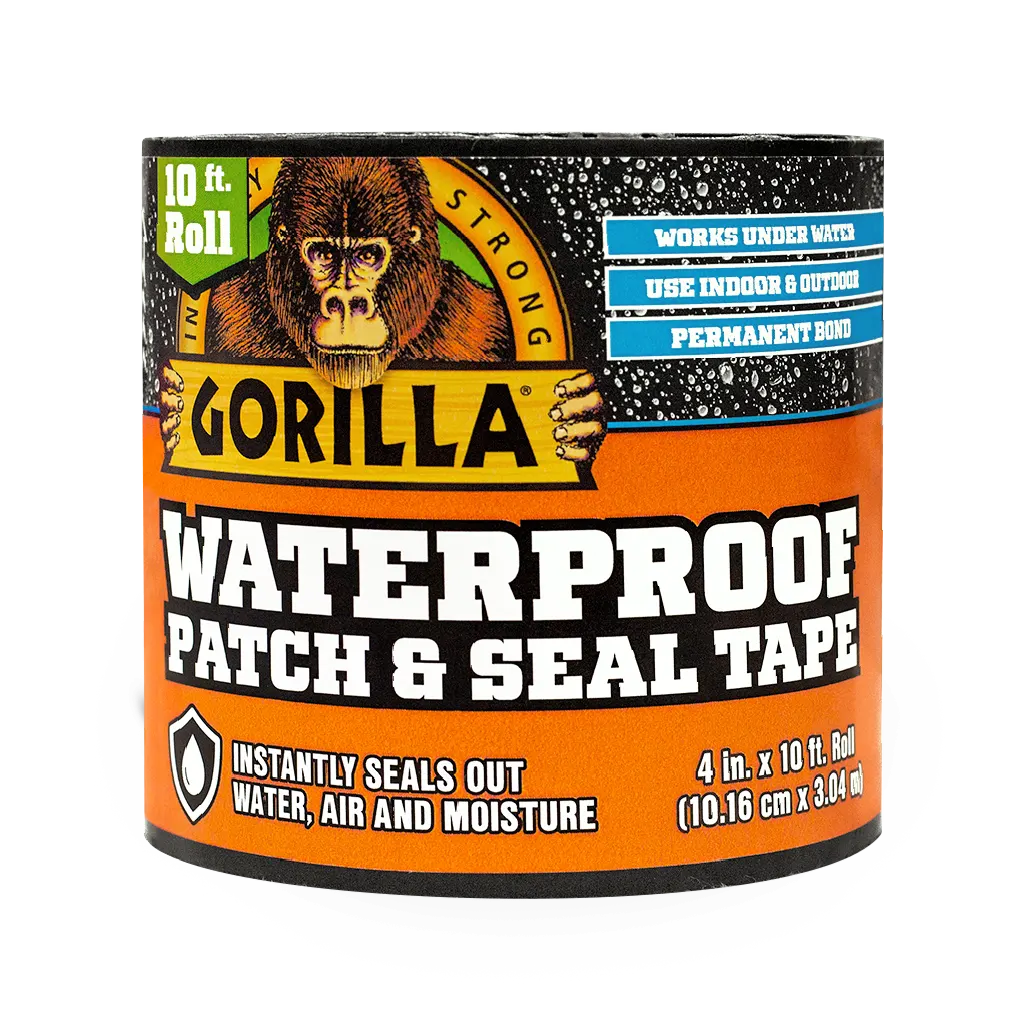Gorilla Waterproof Patch &amp; Seal Tape Black