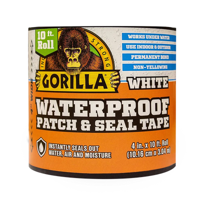 Gorilla Waterproof Patch & Seal Tape Hvid